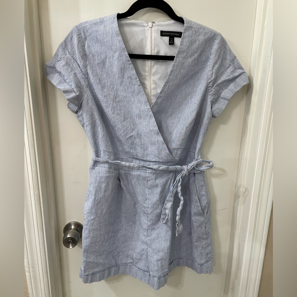Banana Republic Seersucker Romper